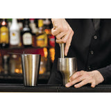 French Shaker stainless steel - 600ml Etched "Mezclar" 3327
