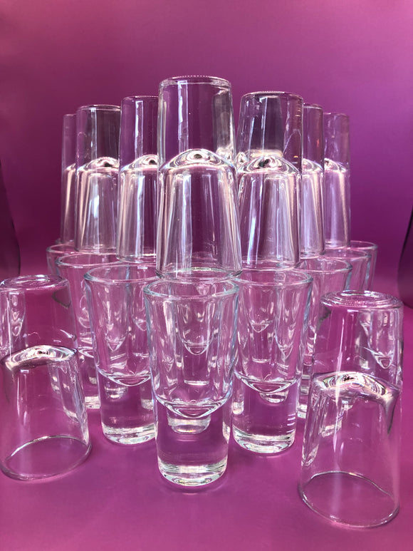 Tequila Shooter Glass 25ml / Shot Glasses 25ml CE Marked (Pack of 25) /