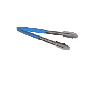 Tong Blue 12" Antimicrobial Vinyl-Coated Stainless Steel / AM3712BL