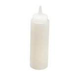 8 oz Squeeze sauce clear bottles CAT20/C