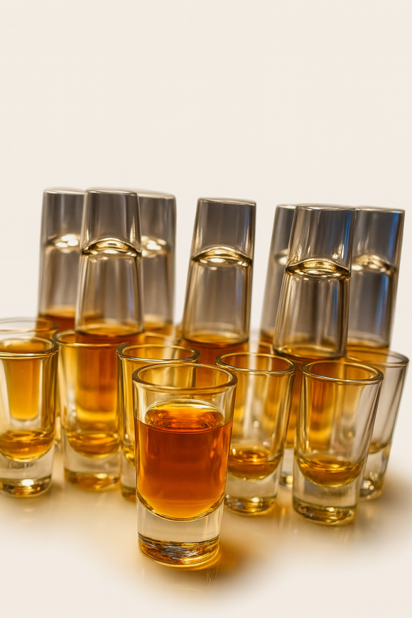 Tequila Shooter Glass 25ml,  Shot Glasses 25ml CE Marked (Pack of 25), C5010T