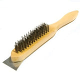 Wire Brush with wooden Handle for Grill Cleaning H/D
