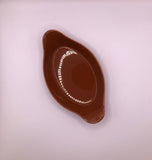 Rustic Oval Earth dish 20.4 cm x 11.8cm x 3.7cm, CR011C