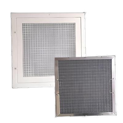 40 cm x 40 cm Extractor/Canopy  Honeycomb Grease Filters stainless steel