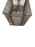 Fryer basket 334x164x132 mm Stainless Steel Wire Mesh Grilling with a long handle