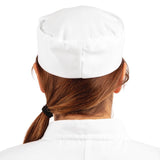 Chefs Unisex Skull Cap Polycotton White - Small / SK11