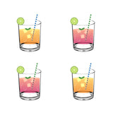 Whisky Glass / Cocktail Reusable Poly Glass 6.8 oz (pack of 12)