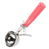 Food Portioner Thumb Press Disher, Stainless Steel Colour-coded handle to indicate capacity.