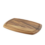 Genware Acacia Wood Serving Board 36 x 25.5 x 2cm WSB3625