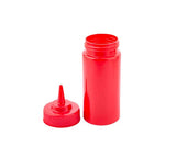 Squeeze Bottles Red 8oz with 53mm WideMouth™ Cone Tip