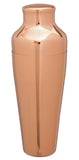 Cocktail Shaker Copper Plated Professional Art Deco Style 2 Piece 550ml