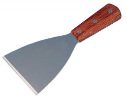 Griddle scraper or Spatula With Wood Handle, 100x100mm /5683