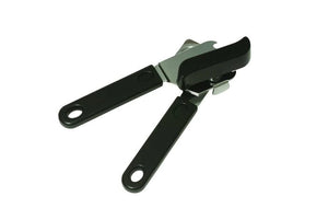 Genware Can opener black handled, Nev-BP69