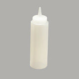 8 oz Squeeze sauce clear bottles CAT20/C