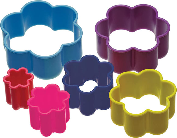 Flower Cookie Cutters Set of 6 /  CWCUTFLOW