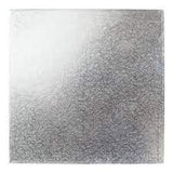 Square Cake Board, 25cm / 10 inches Silver Colour / KCCBSQ10