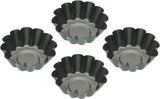 Mini fluted tart non stick set of 4 tins / KCMINIFAIRY