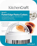 Fluted pastry cutters 3pc - S/S / KCPASTRY3