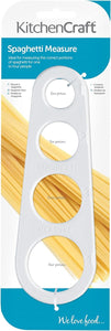 Spaghetti Measure, Plastic/Synthetic Material, White, 18.5 x 6.5 x 16 cm, KCSPAG