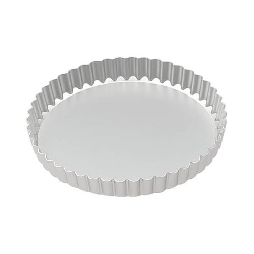 Fluted flan silver anodised loose base mermaid 7