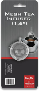 Loose Tea Leaf Strainer Infuser, Stainless Steel Mesh, Café Ole , MB-016/C