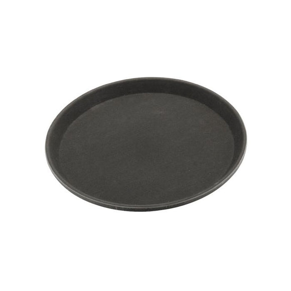 Serving tray black round 11