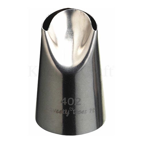 Icing nozzle medium 18mm ruffle s/s / SDINOZMED06