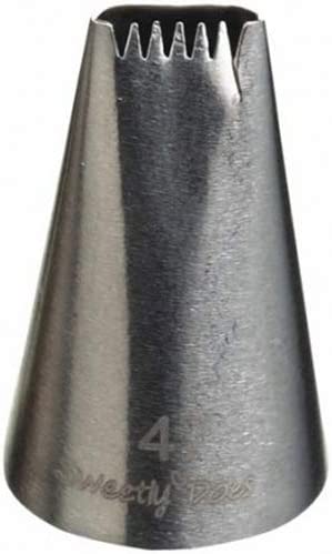 Icing Nozzle Basketweave Small 18mm/9mm, Blister Packed, Silver9 mm  basketweave S/S / SDINOZSML07