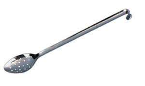 Spoon perforated stainless steel hook L x 14"/356mm